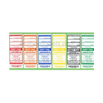 Customised All Purpose Test Tags - NSW Colours Pack